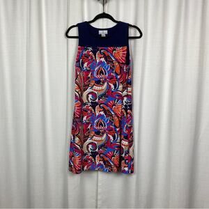 Jude Connally Blue&Pink Floral Molly Mini Shift Dress Sz.S